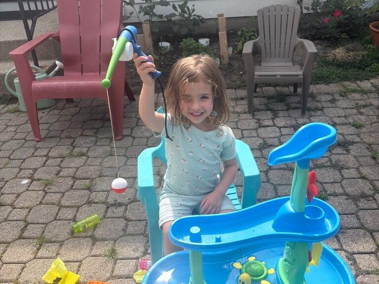 Outdoor water play with functionalhand