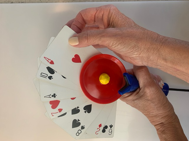 functionalhand playing poker cards